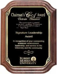 8×10 Black Walnut Plaque