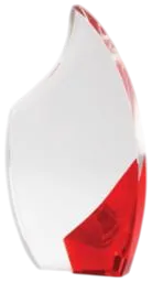 Semi Oval Crystal Award